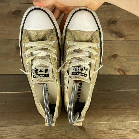 Converse all star chuck Taylor shoreline Womens 8 shoes snakeskin sneakers - Picture 6 of 8